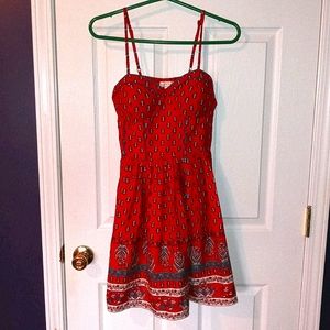 Band of Gypsies Red Summer Dress Size M